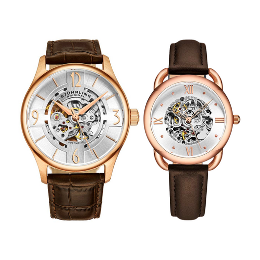 Set de Relojes para pareja Hombre y Mujer 557.4-3990.5/42mm-36mm, Automático