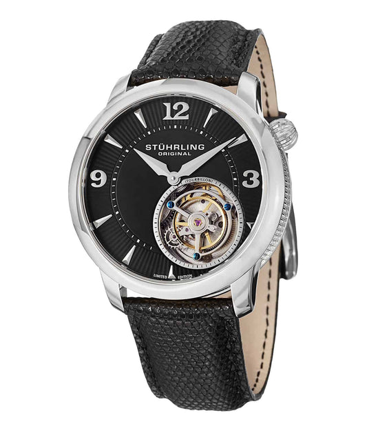 Black Dial / Silver Case / Black Band