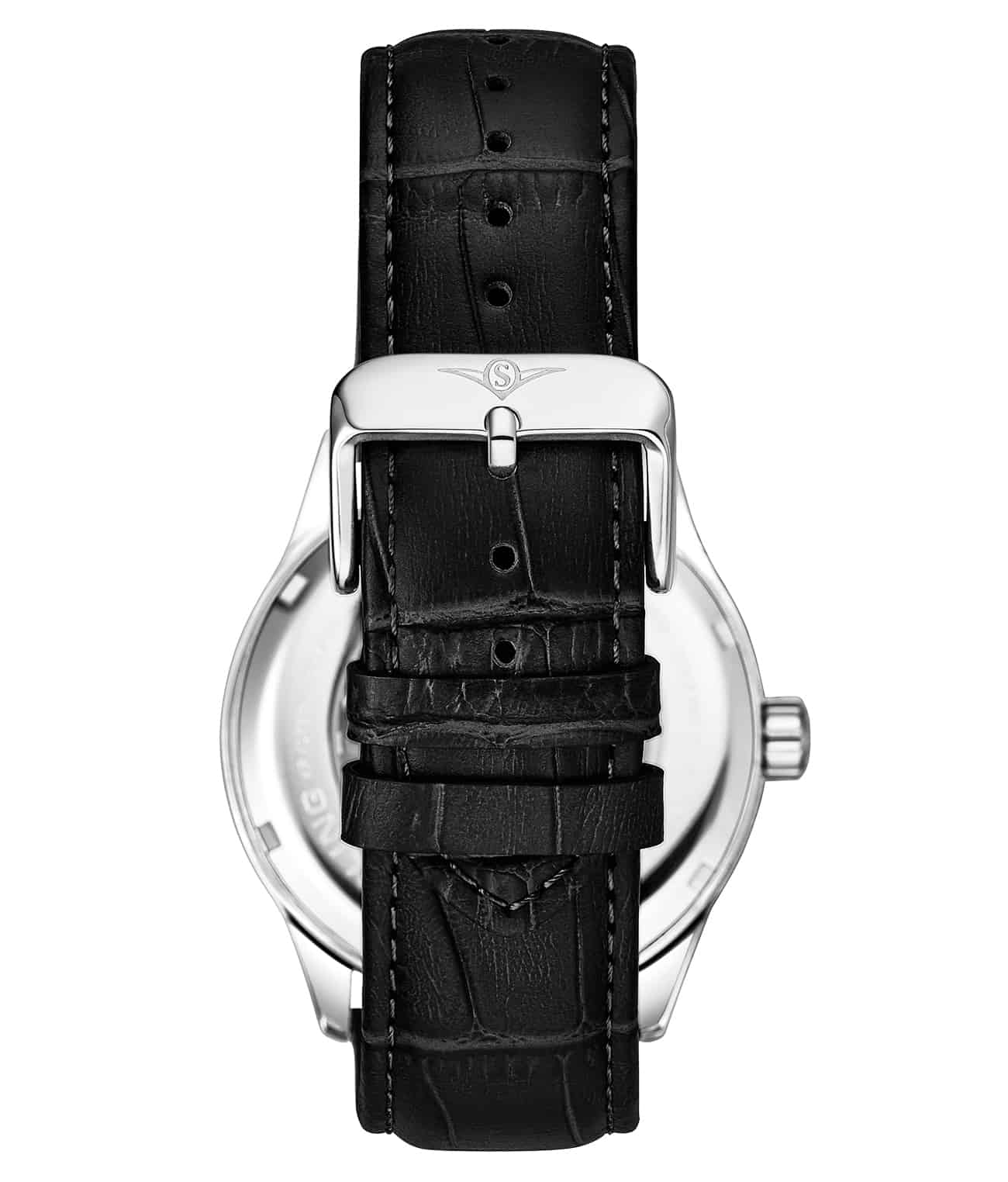 Black Dial / Silver Case / Black Band
