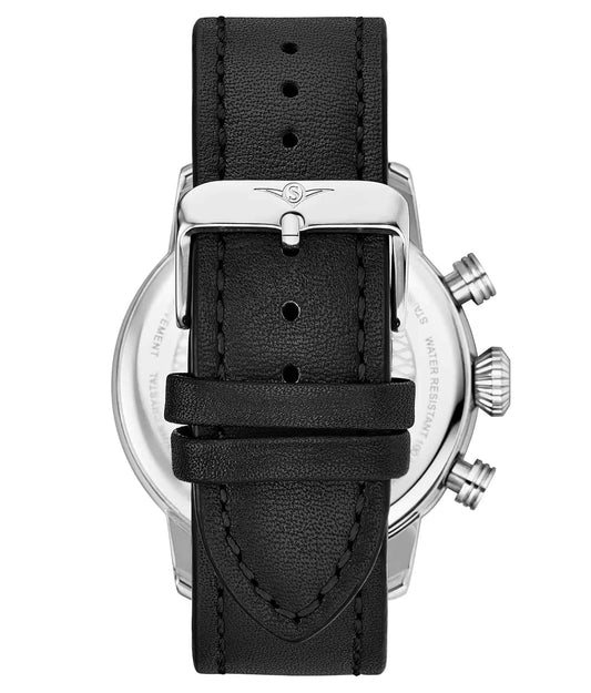 Black Dial / Silver Case / Black Band