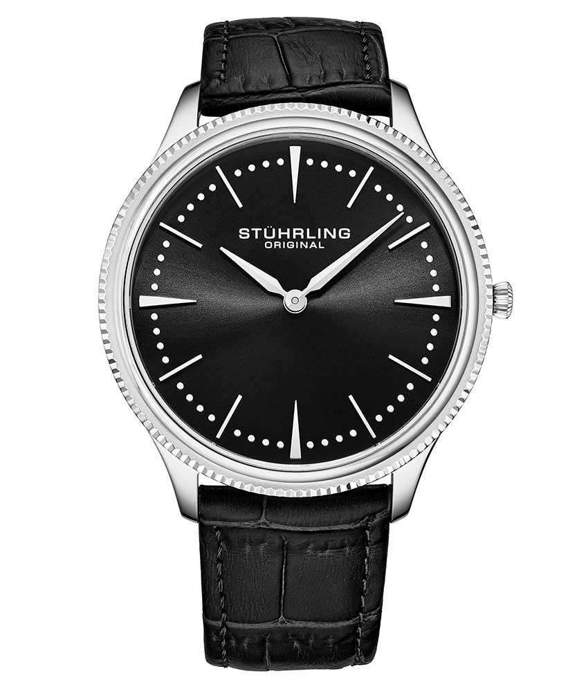 Black Dial / Silver Case / Black Band