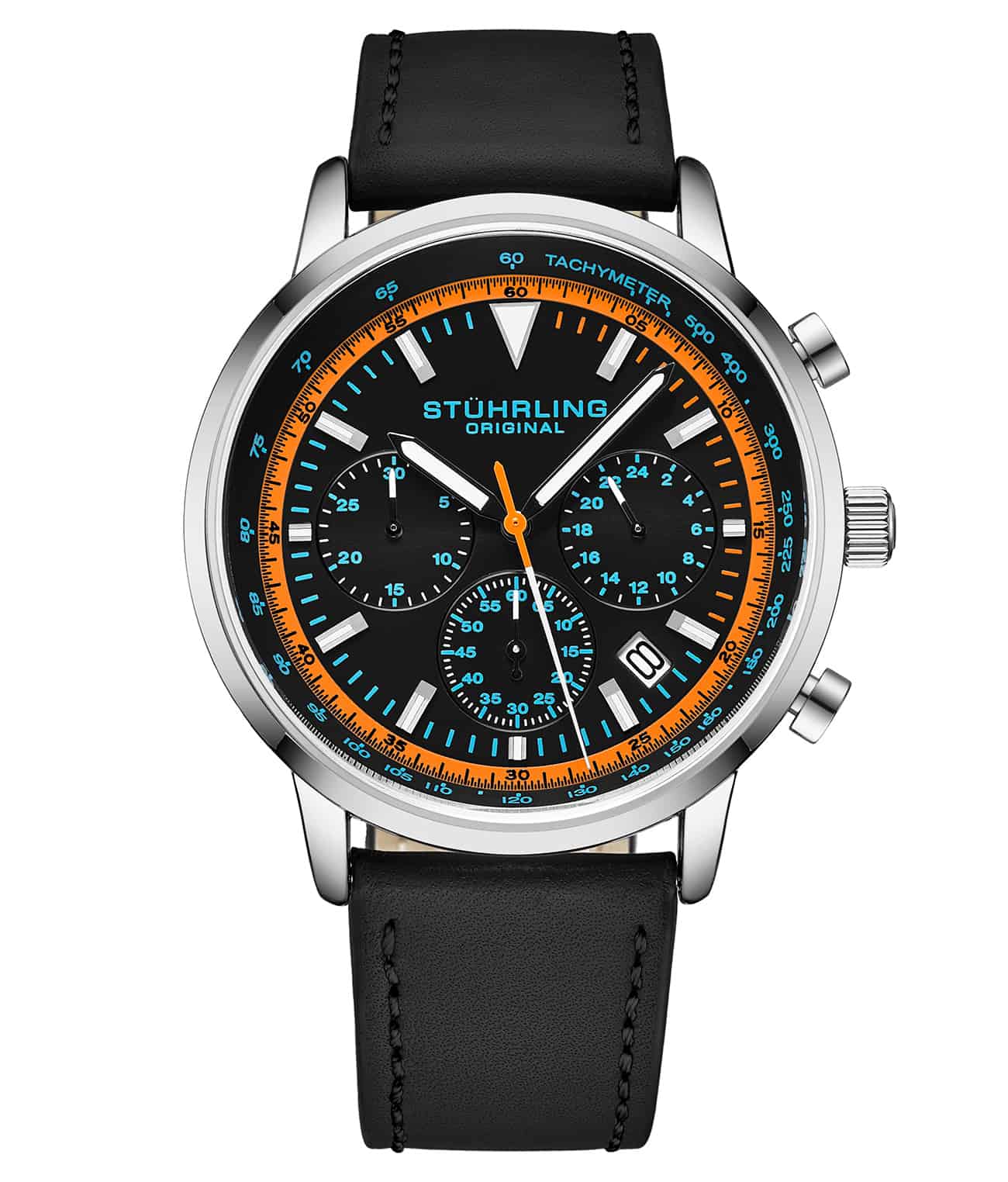 Black Dial / Silver Case / Black Band