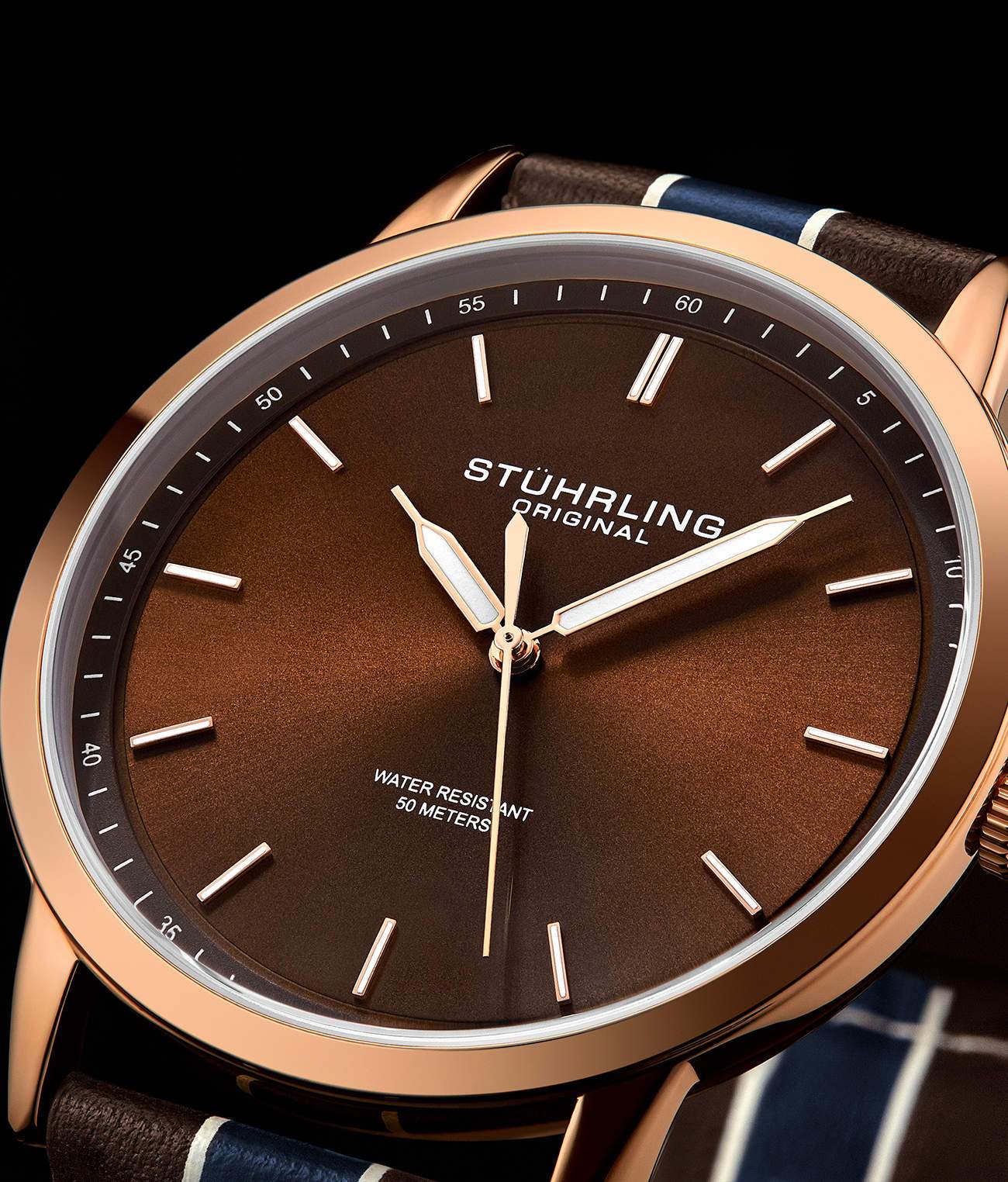 Brown Dial / Rose Case / Band