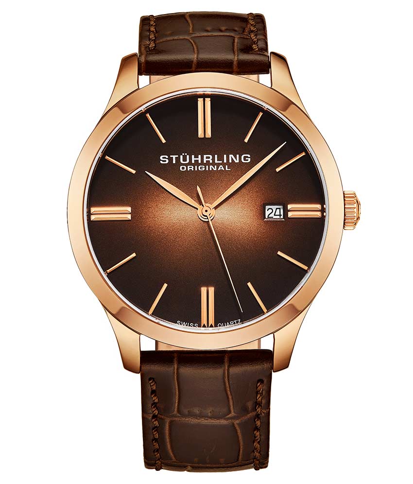 Rose Dial / Rose Case / Brown Band