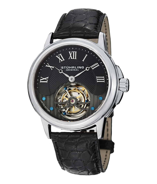 Black Dial / Silver Case / Black Band