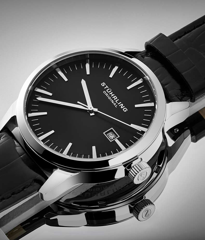 Black Dial / Silver Case / Black Band