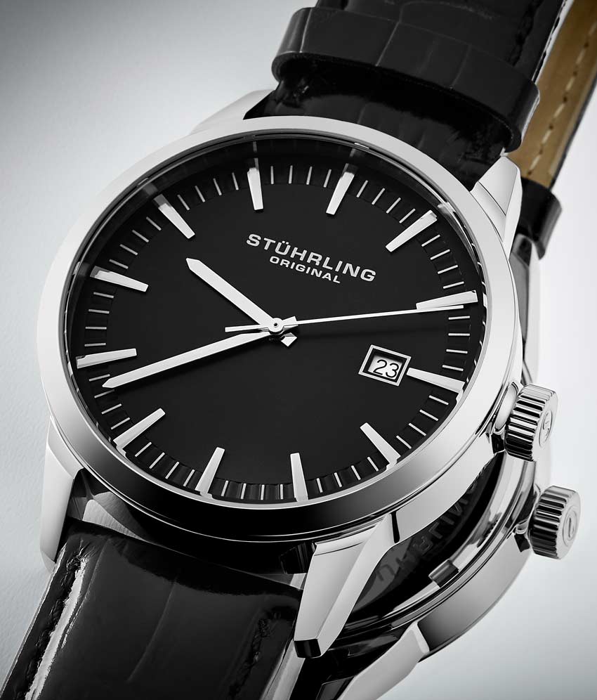 Black Dial / Silver Case / Black Band