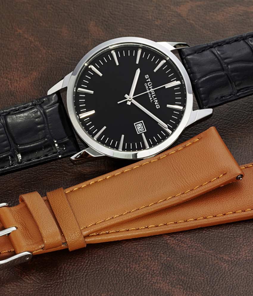 Black Dial / Silver Case / Black Band