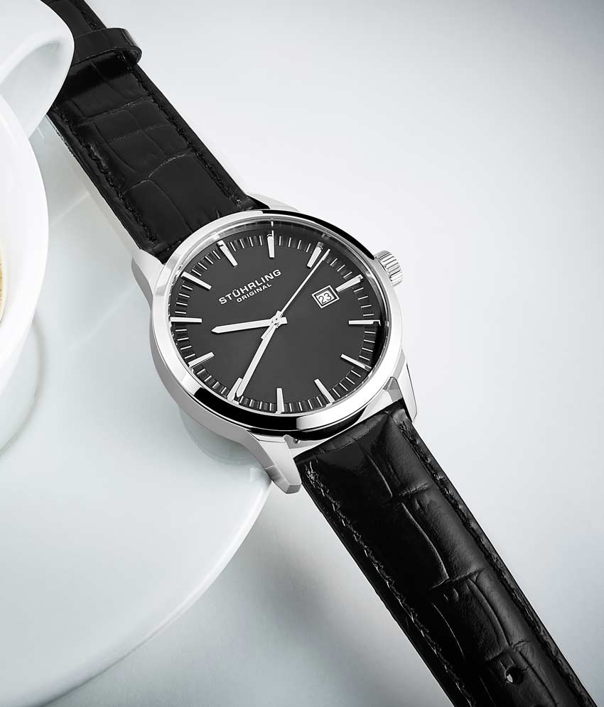 Grey Dial / Silver Case / Black Band