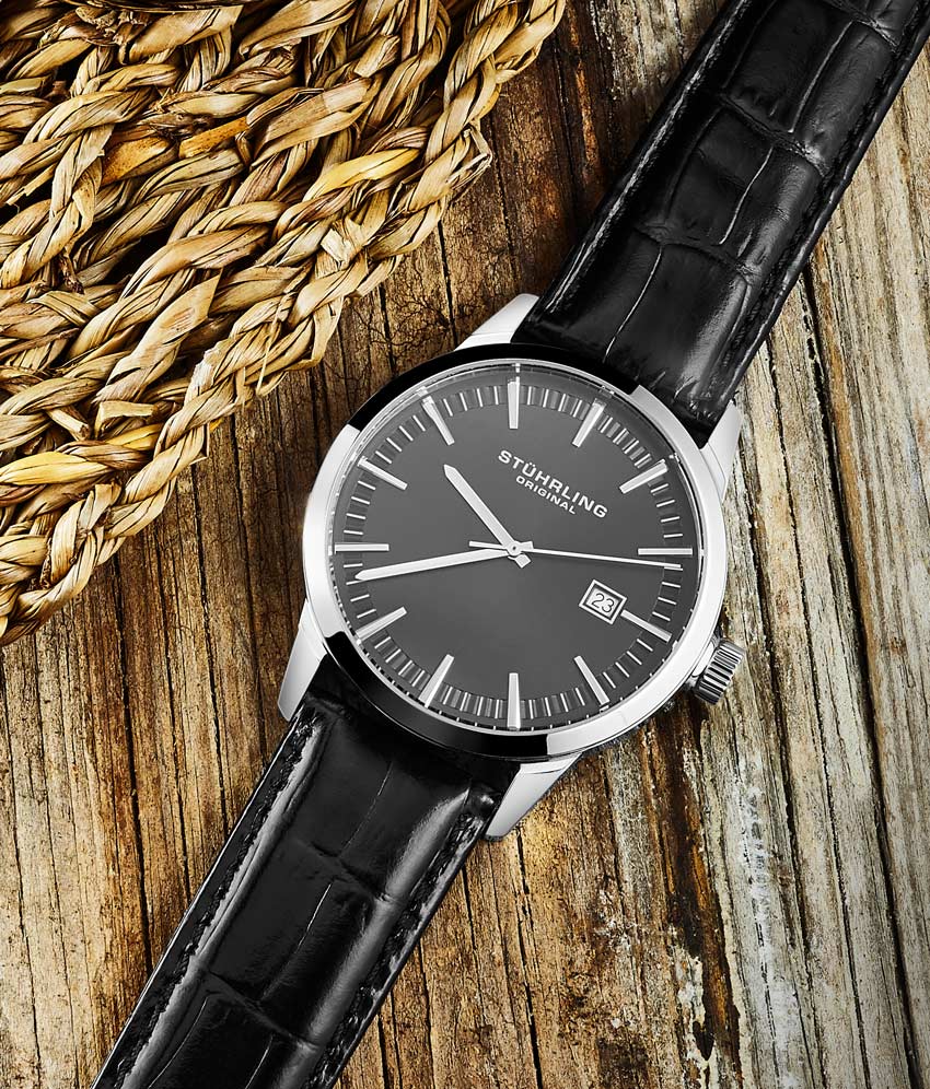 Grey Dial / Silver Case / Black Band