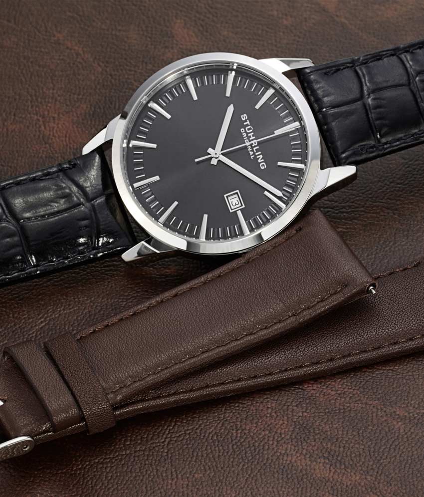 Grey Dial / Silver Case / Black Band