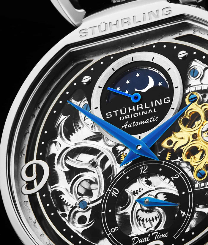 Black Dial / Silver Case / Silver Band