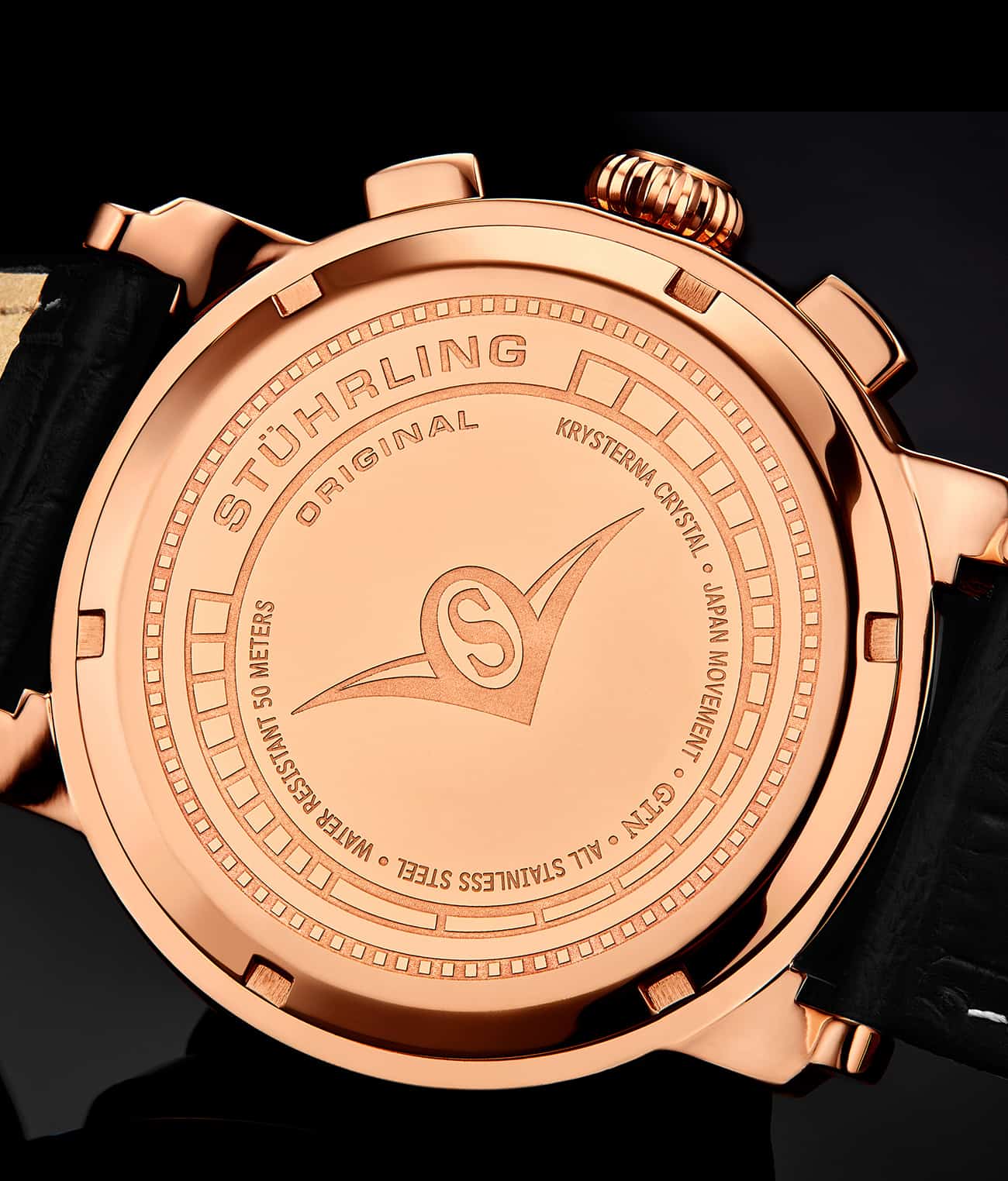 Silver Dial / Gold Case / Black Band