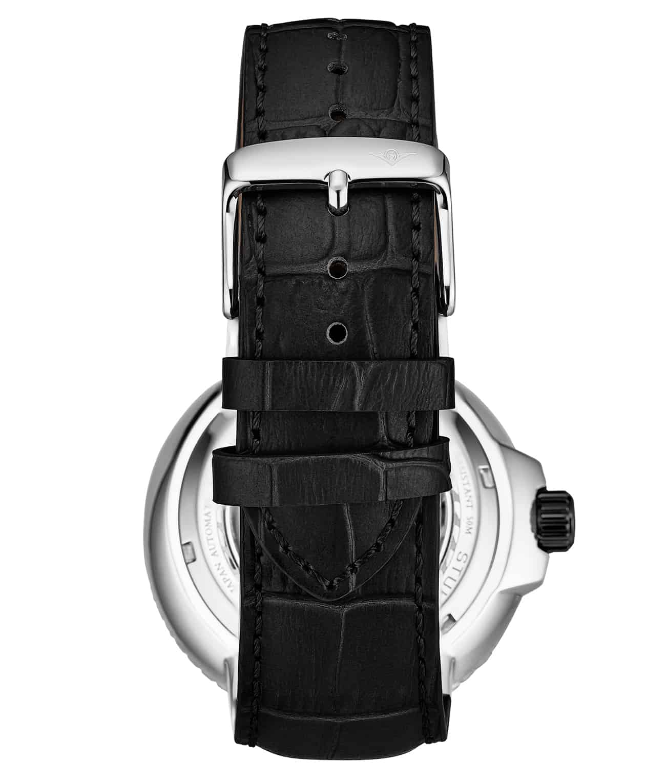 Black Dial / Silver Case / Black Band