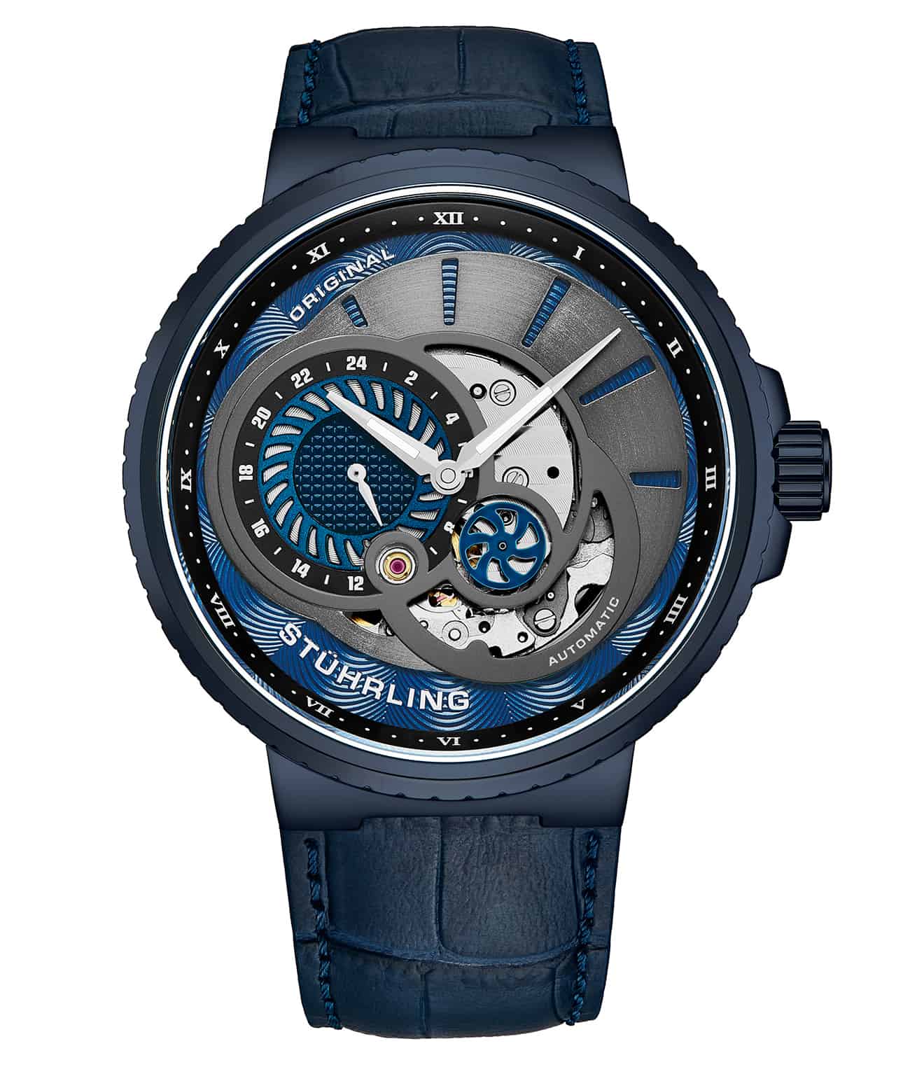 Grey Dial / Blue Case / Blue Band