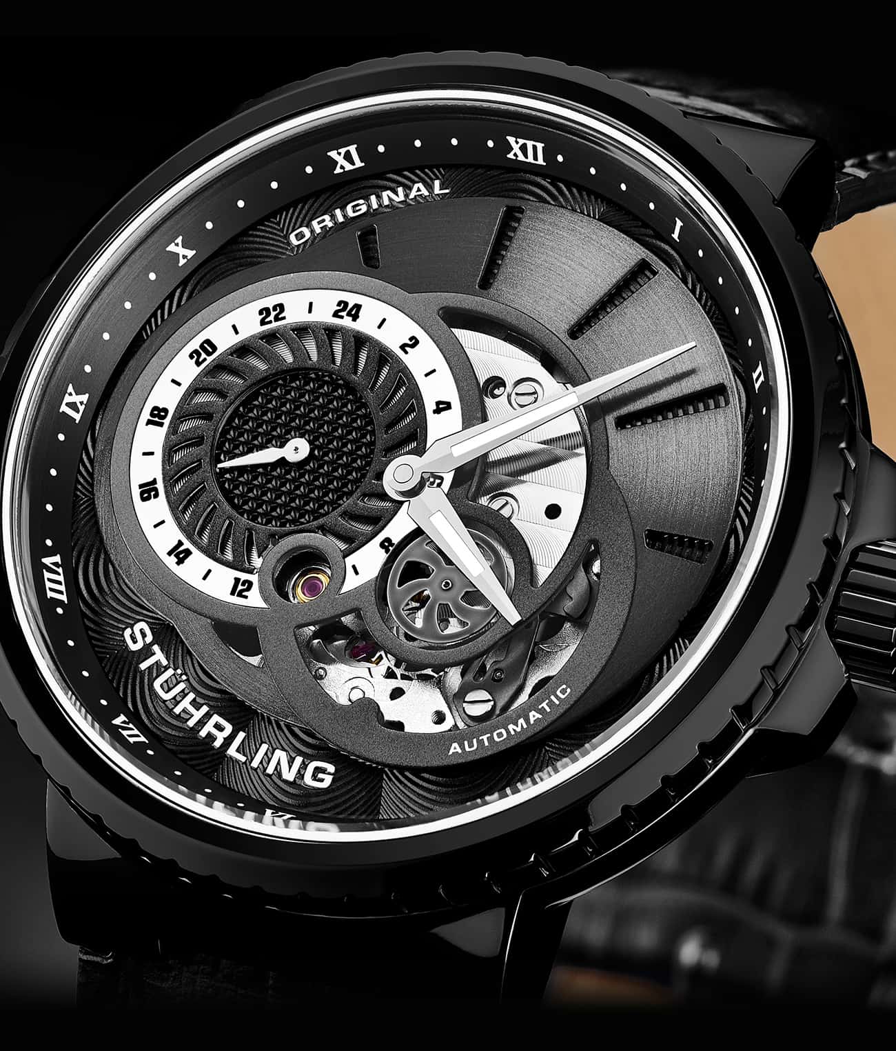 Grey Dial / Black Case / Black Band