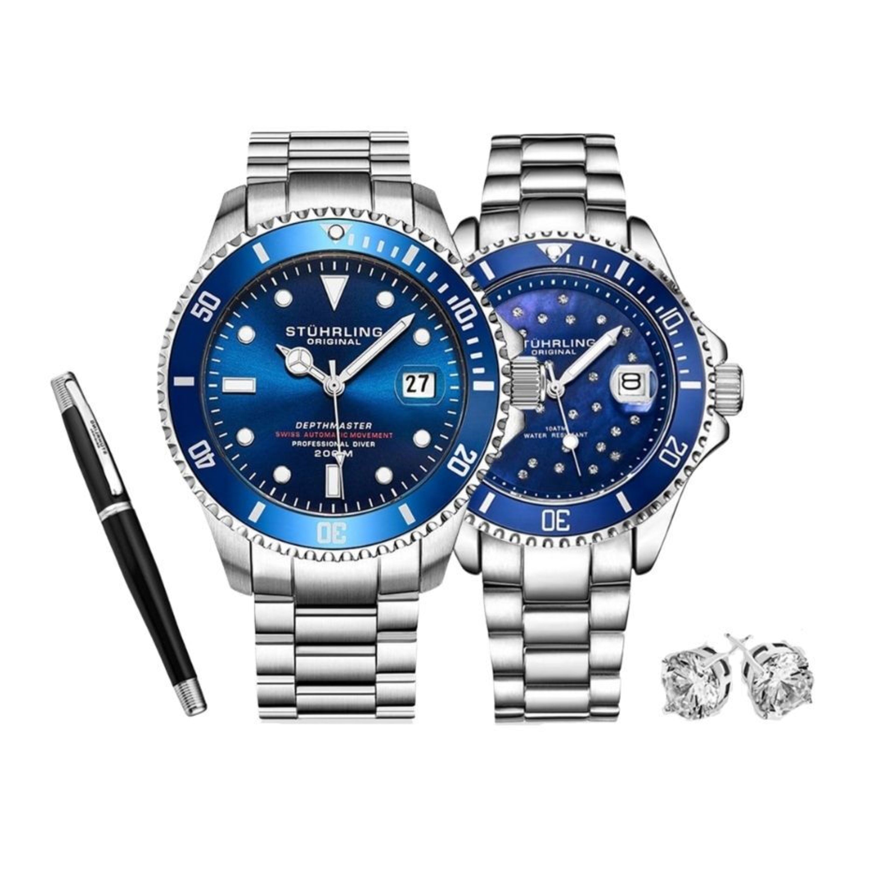 Set de relojes para pareja Hombre y Mujer 883.02/3977.3