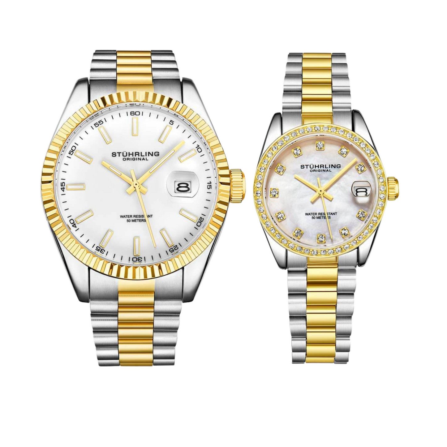 Set de relojes para pareja Hombre y Mujer 3936.6/3935.6