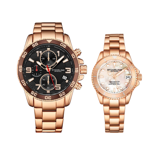 Set de relojes para pareja Hombre y Mujer 3957.4/3950L.5