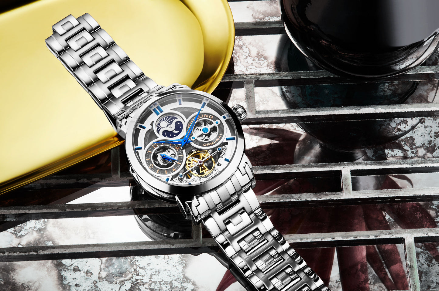 Set de relojes para pareja Hombre y Mujer 371B.01/3944.1