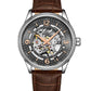  Grey Dial / Silver Case / Brown Band