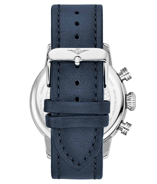  Blue Dial / Silver Case / Blue Band