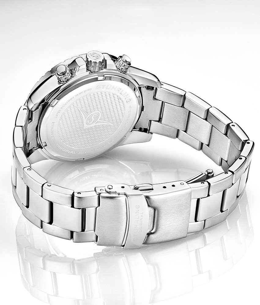  Black Dial / Silver Case / Silver Band