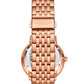 Black Dial / Rose Case / Rose Band