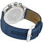  Silver Dial / Silver Case / Blue Band