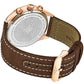  Rose Dial / Rose Case / Brown Band