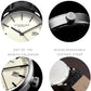  Ivory Dial / Silver Case / Black Band