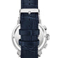  Silver Dial / Silver Case / Blue Band