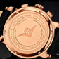  Silver Dial / Gold Case / Black Band