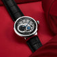  Black Dial / Silver Case / Black Band