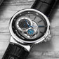  Black Dial / Silver Case / Black Band